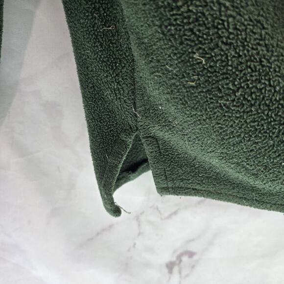 Vintage Shirt Jacket Mens XL Fleece Green 90s Button Shacket Moose Creek - Picture 9 of 11